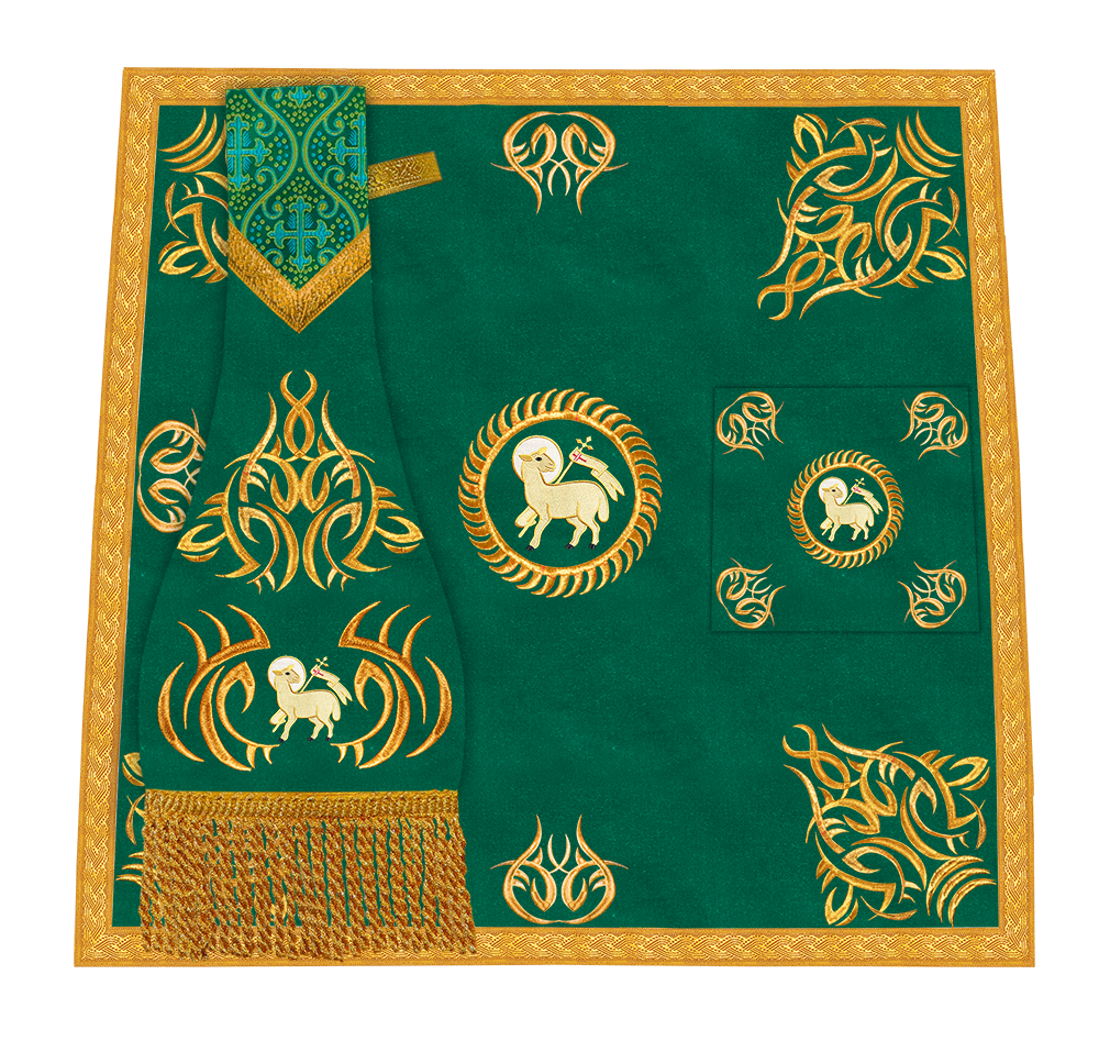 Marvelous mass set with Golden Embroidery - Angelic collection