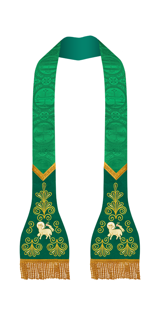 Roman stole with golden embroidery - Flourish collection