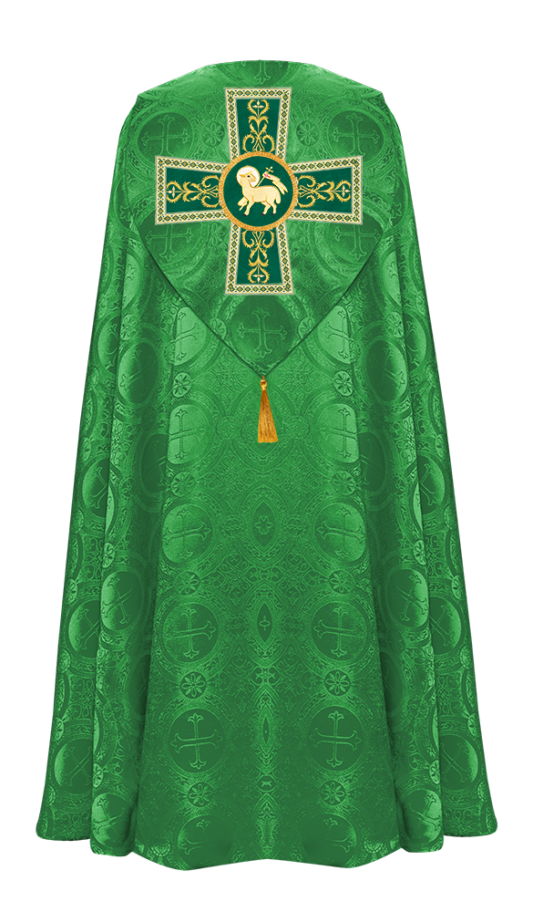 GOTHIC COPE VESTMENTS WITH ADORNED ORPHREY