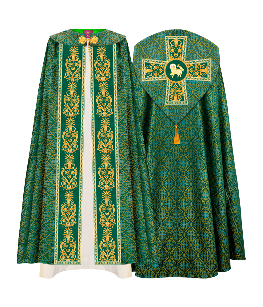 GOTHIC COPE WITH EMBROIDERED MOTIFS