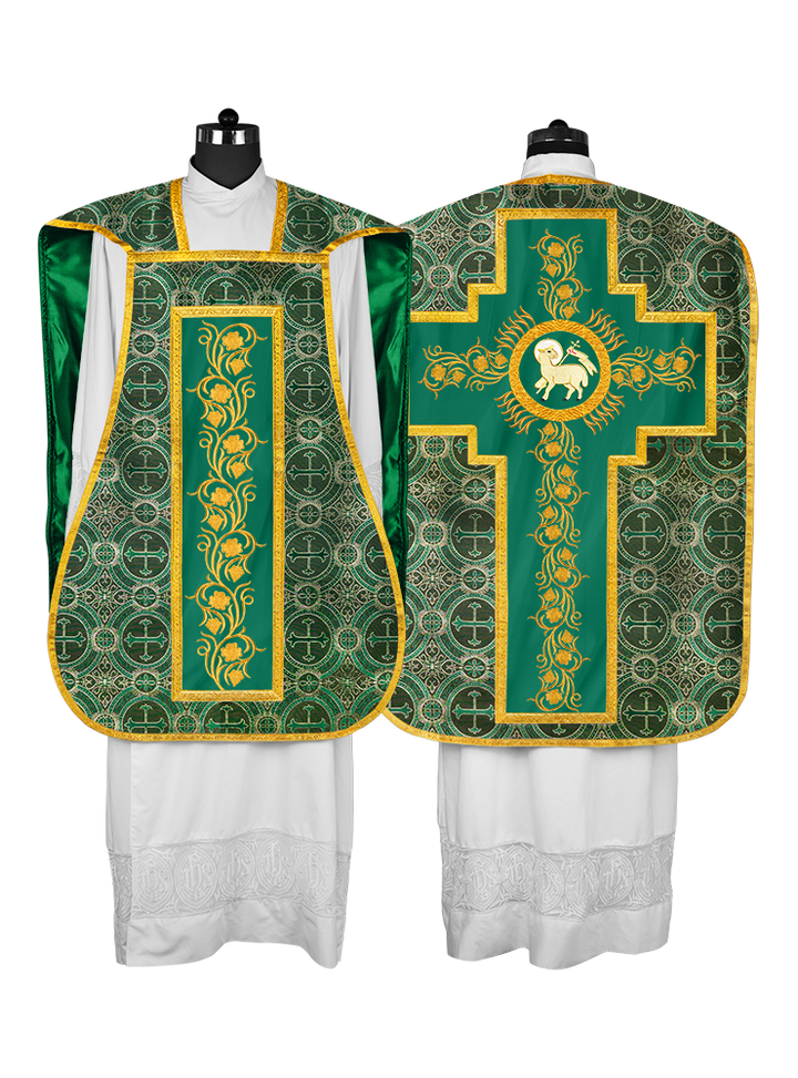 Catholic fiddleback chasuble vestment - Grapes collection