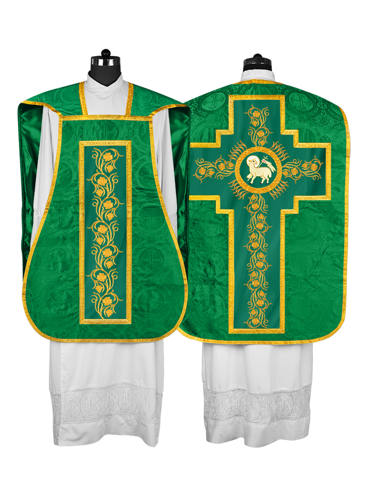 Catholic fiddleback chasuble vestment - Grapes collection