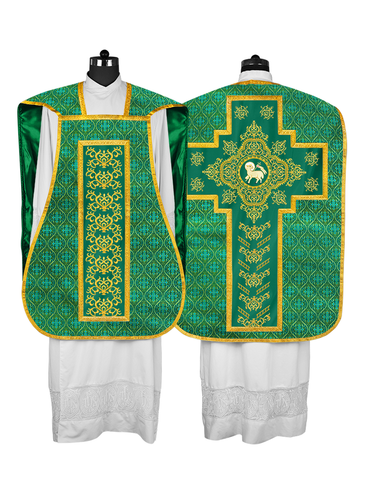 Fiddleback Vestment with Embroidered Orphrey