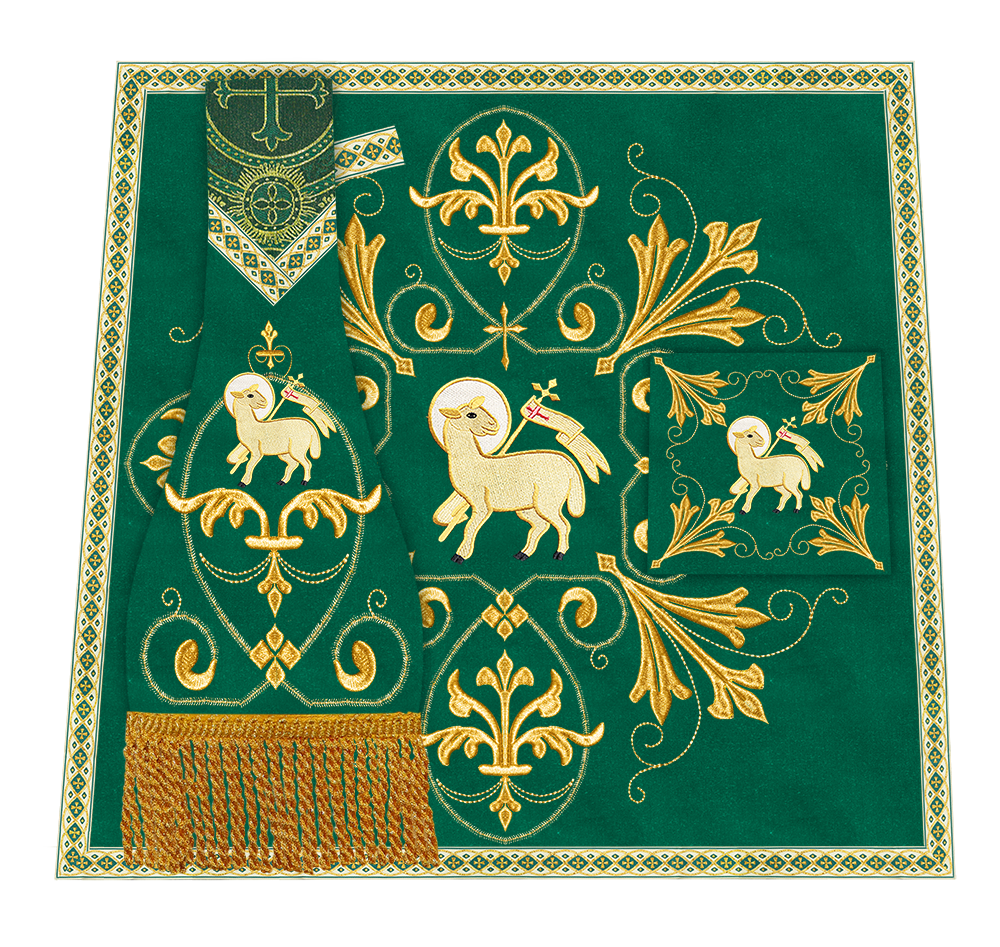 Spiritual Embroidery Mass Set Vestment