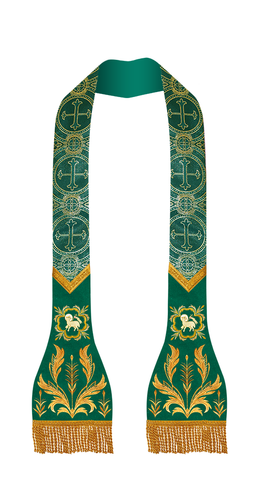 Elegant Roman stole - Sanctus collection