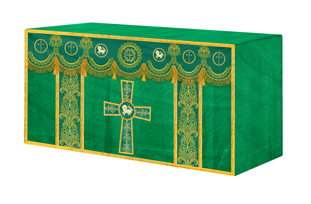 Altar Cloth with Liturgical Motif