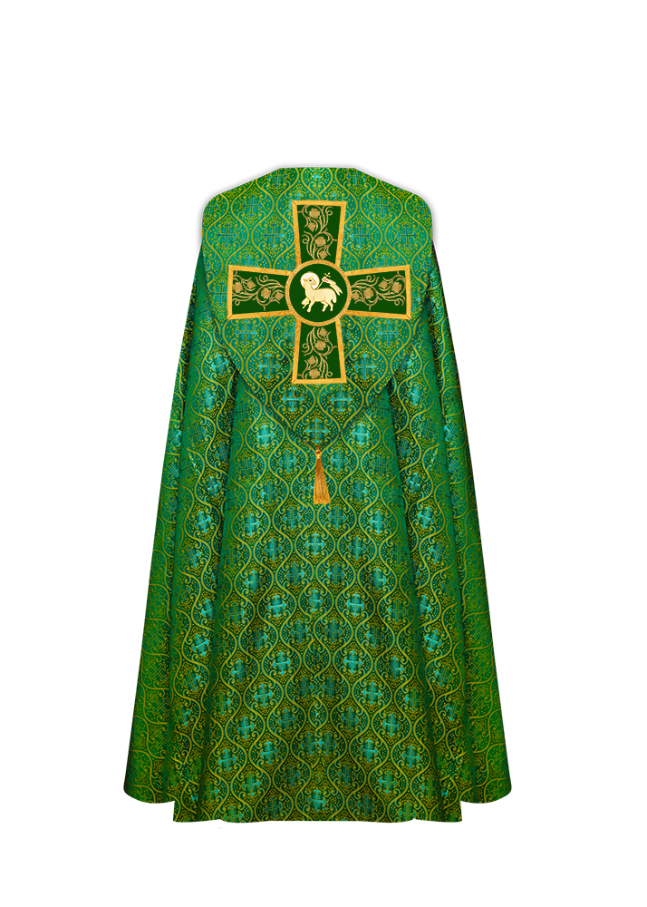 GOTHIC COPE VESTMENT WITH ORNATE EMBROIDERY
