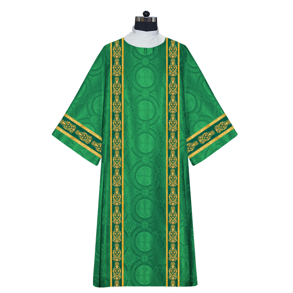 DEACON DALMATICS WITH ORNATE EMBROIDERY