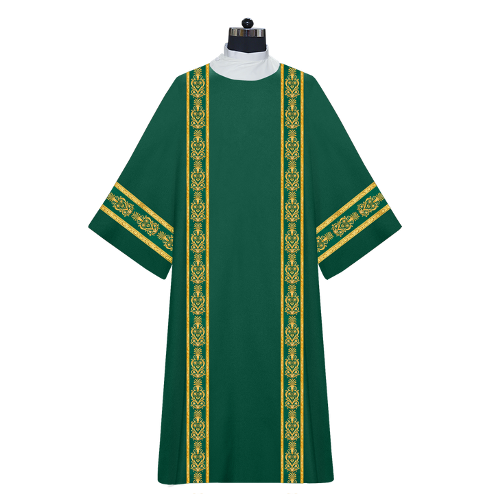 DEACON DALMATICS WITH ORNATE EMBROIDERY