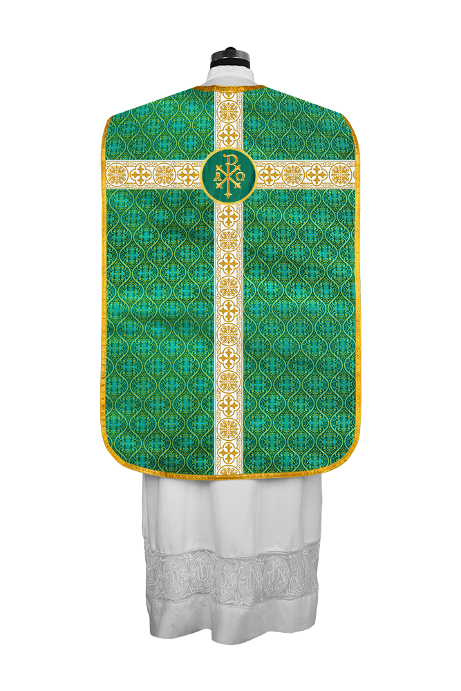 Fiddleback Vestment adorned with lace