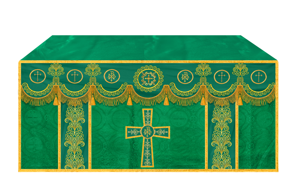Altar Cloth with Liturgical Motif