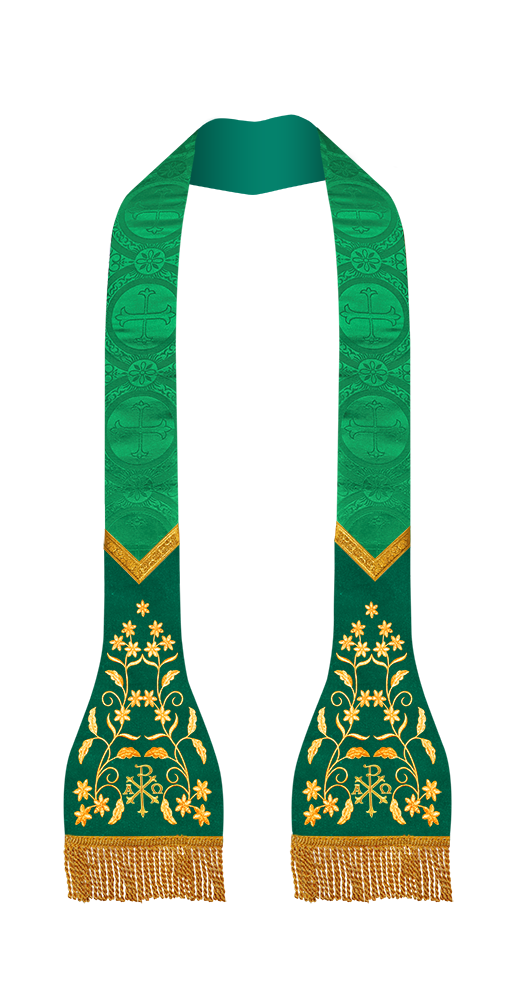 Solemn Roman Stole Vestments - Floral collection