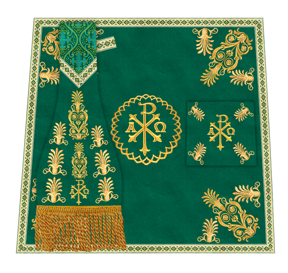 Embroidered Motif and Trims Mass Set