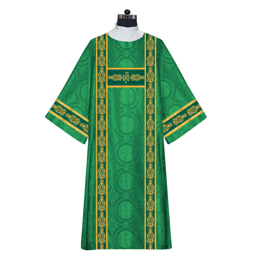 DEACON DALMATICS WITH ORNATE EMBROIDERY