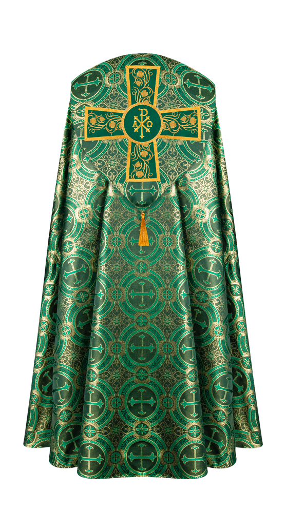 GOTHIC COPE VESTMENT WITH ORNATE EMBROIDERY