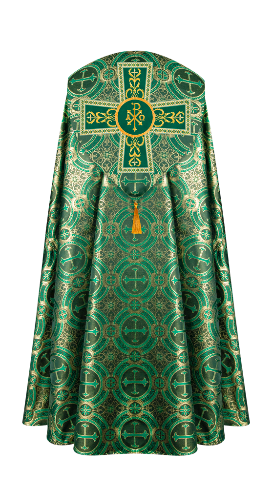 GOTHIC COPE VESTMENTS WITH ADORNED ORPHREY