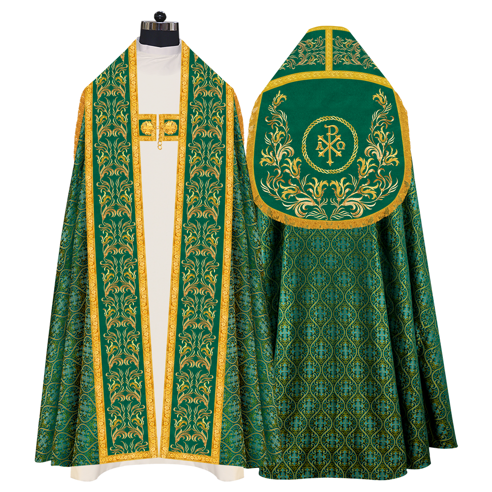 Roman Cope Vestment with Adorned Orphery