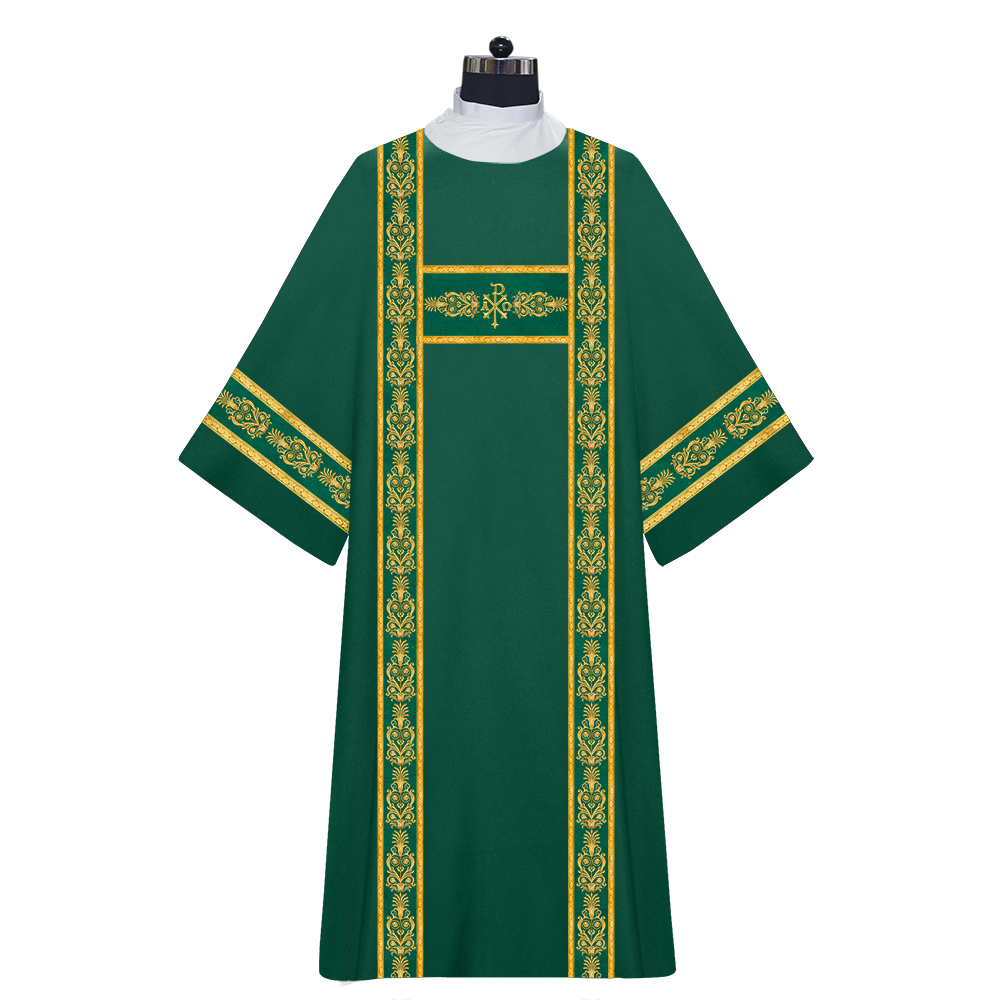 DEACON DALMATICS WITH ORNATE EMBROIDERY
