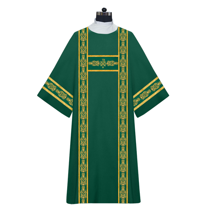 DEACON DALMATICS WITH ORNATE EMBROIDERY
