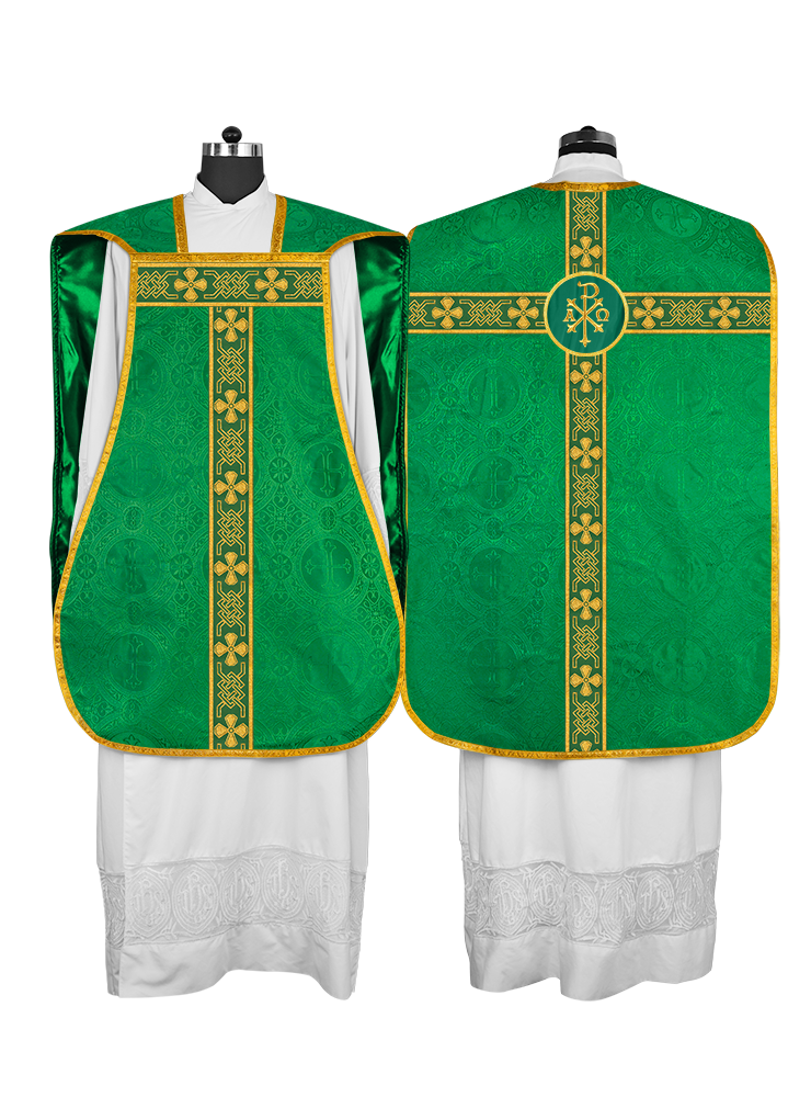 Roman chasuble adorned with lace
