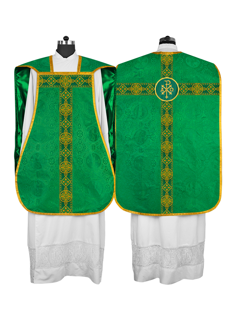 Embroidered Roman Chasuble Vestment
