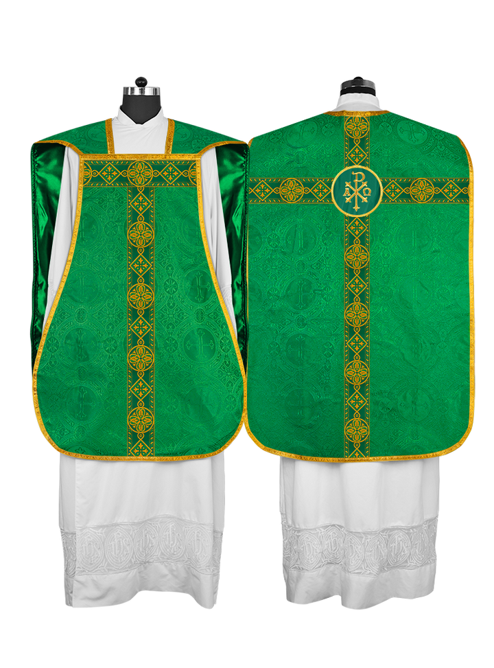 Embroidered Roman Chasuble Vestment