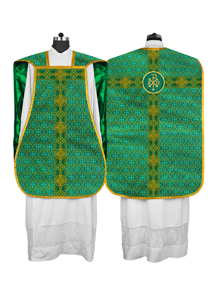 Embroidered Roman Chasuble Vestment