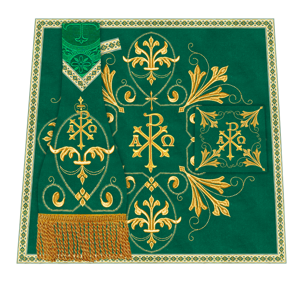 Spiritual Embroidery Mass Set Vestment