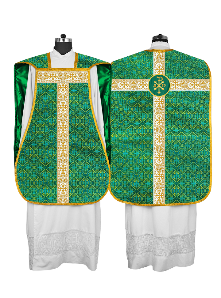 Fiddleback Vestment adorned with lace