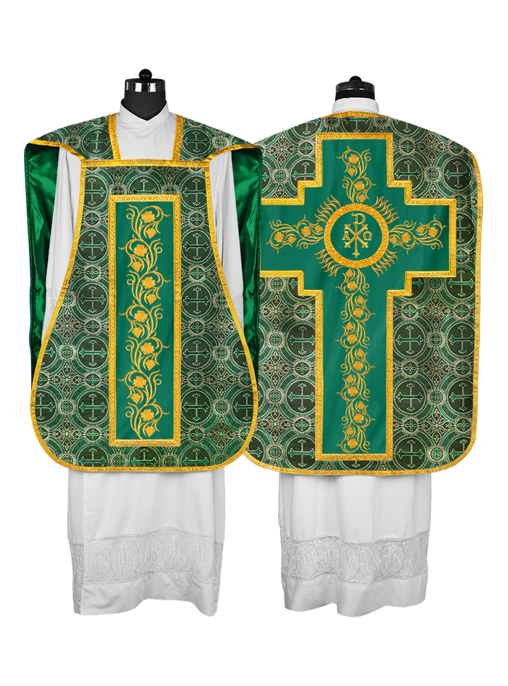 Catholic fiddleback chasuble vestment - Grapes collection