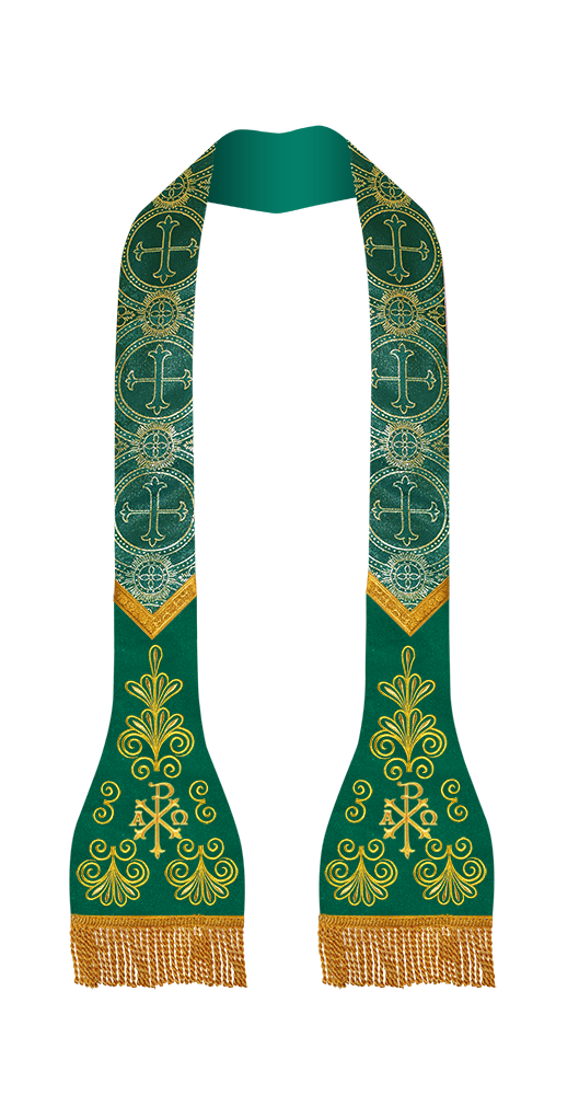Roman stole with golden embroidery - Flourish collection