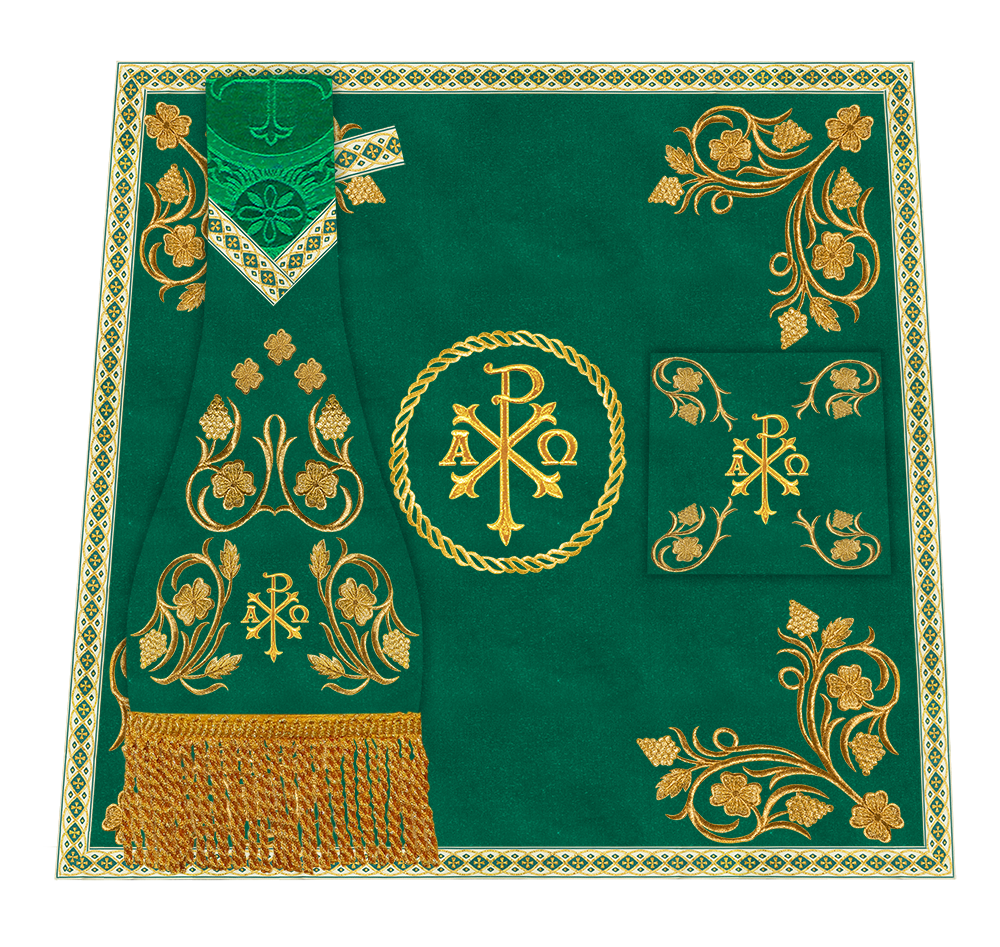 Grapes Embroidery Mass set with Motif