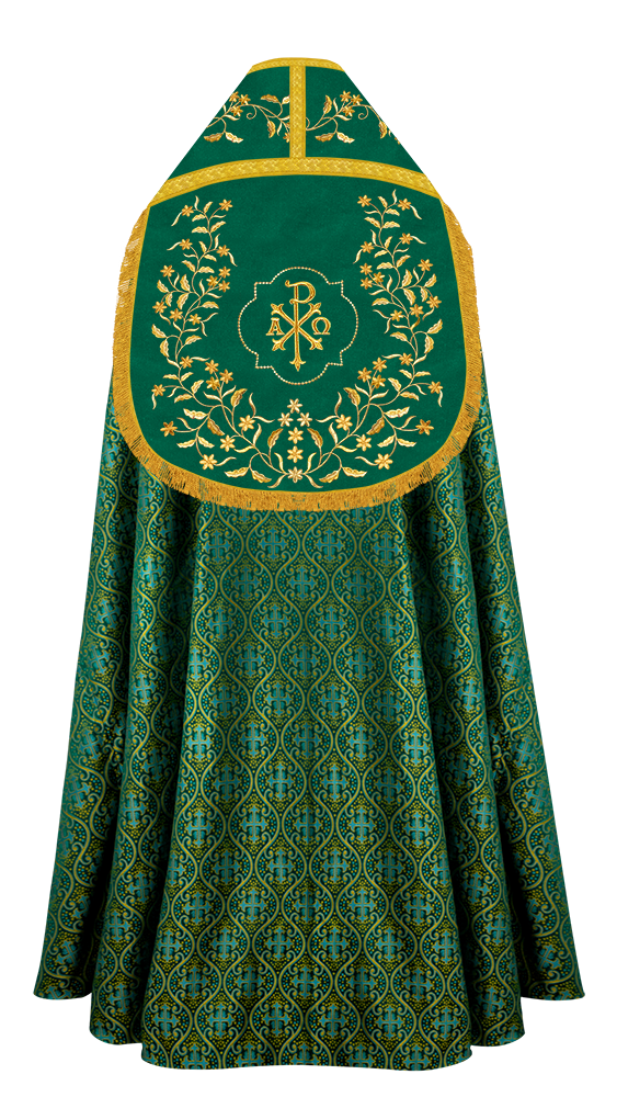 Monastic Roman cope vestments - Floral collection