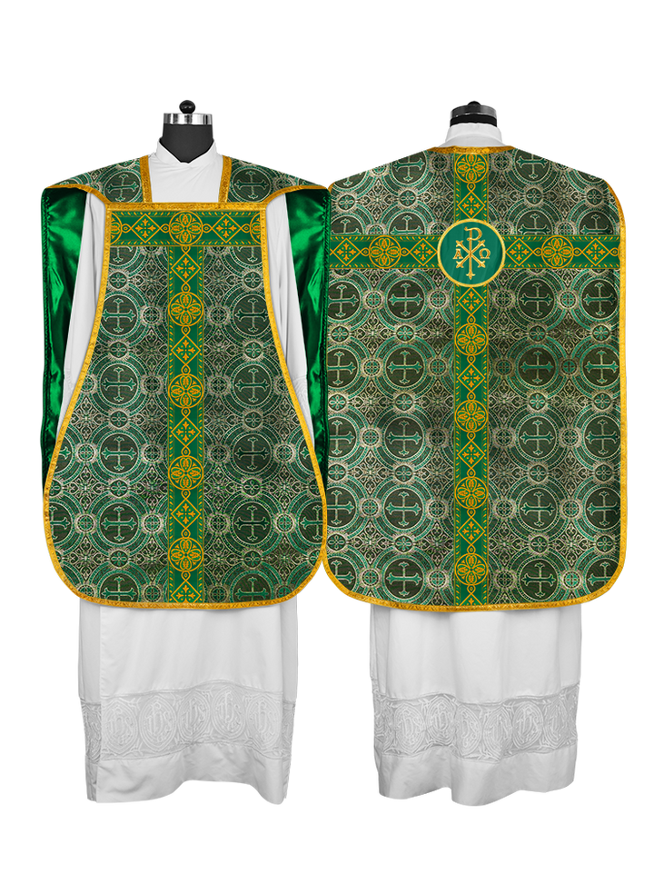 Embroidered Roman Chasuble Vestment