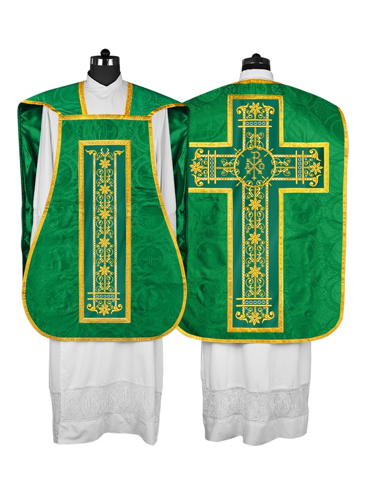 Roman embroidered chasuble vestment - Contemporary collection