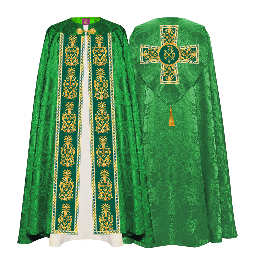 GOTHIC COPE WITH EMBROIDERED MOTIFS