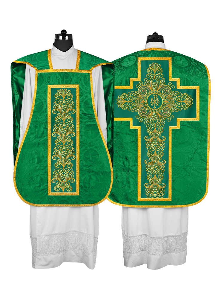 Traditional Roman chasuble vestment - Flourish collection