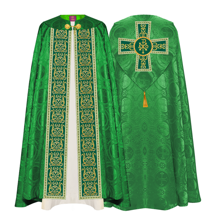 GOTHIC COPE VESTMENTS WITH ADORNED ORPHREY