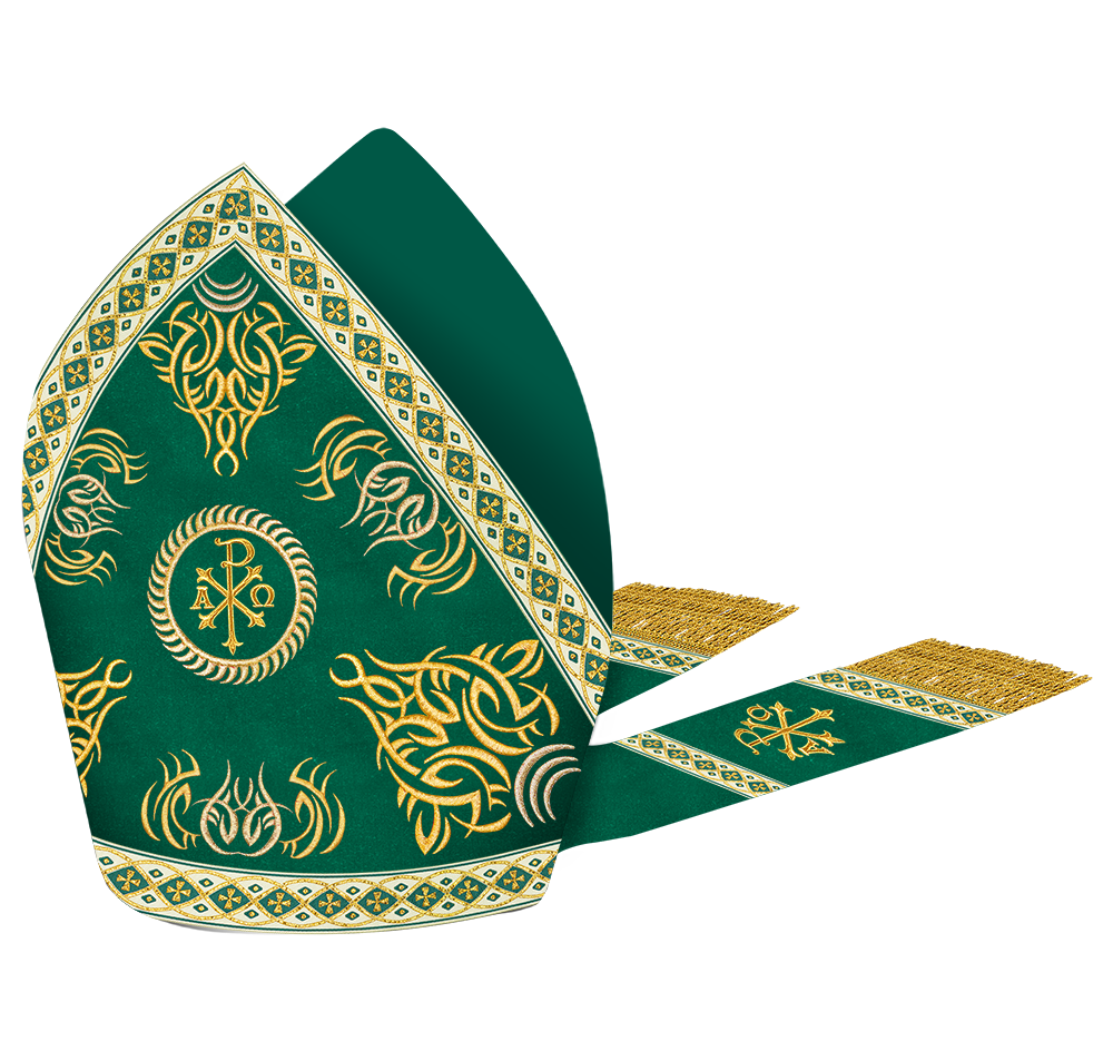 Mitre with Spiritual Motif and Trims