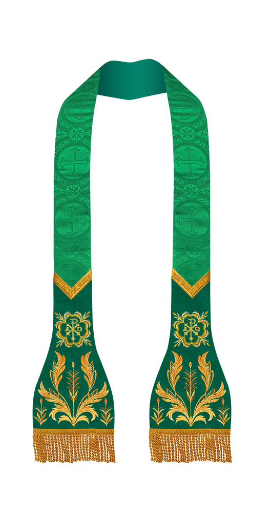 Elegant Roman stole - Sanctus collection