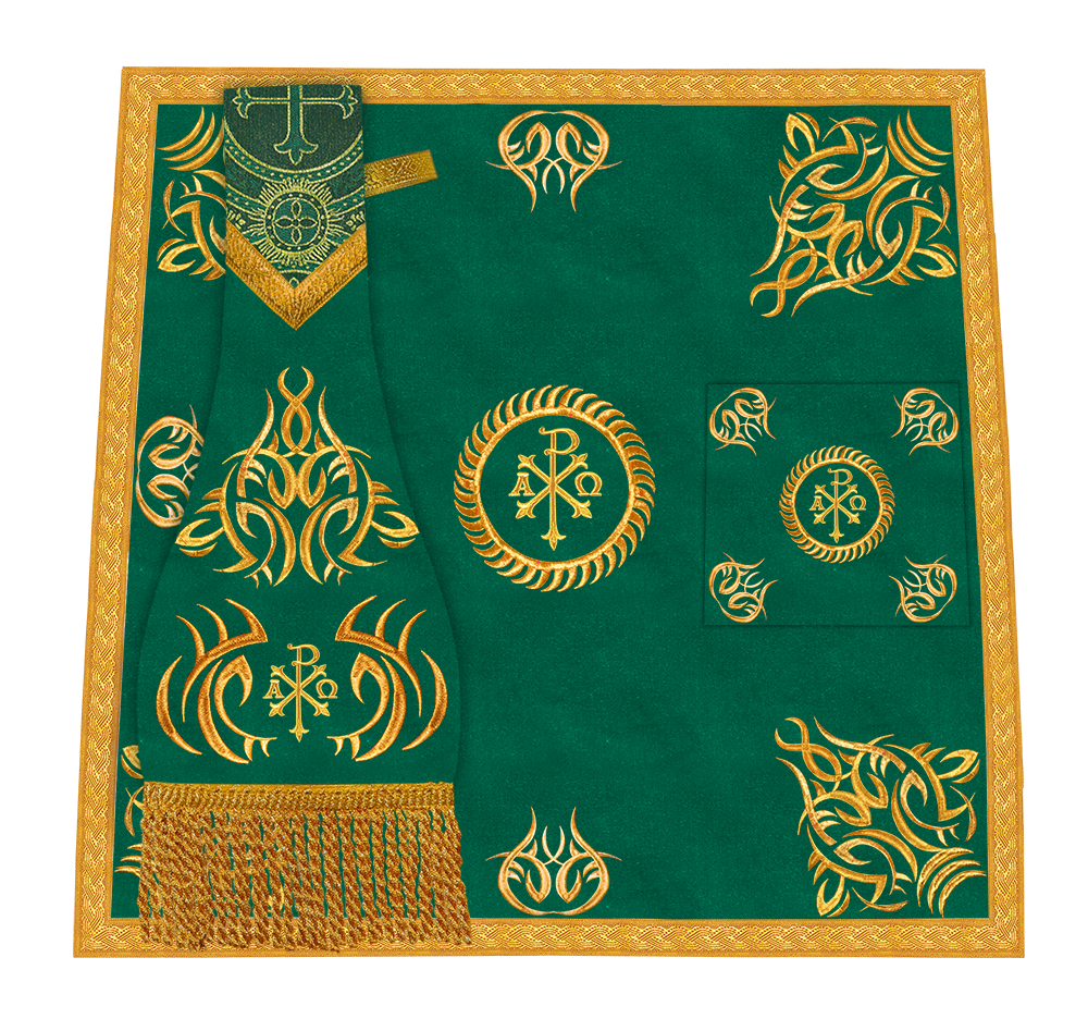 Marvelous mass set with Golden Embroidery - Angelic collection