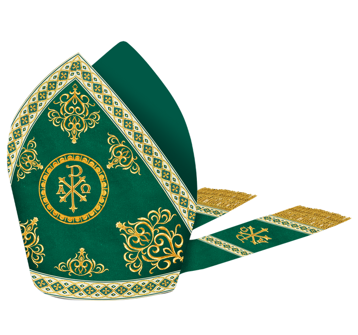 Roman Mitre Vestment Embroidery and Trims
