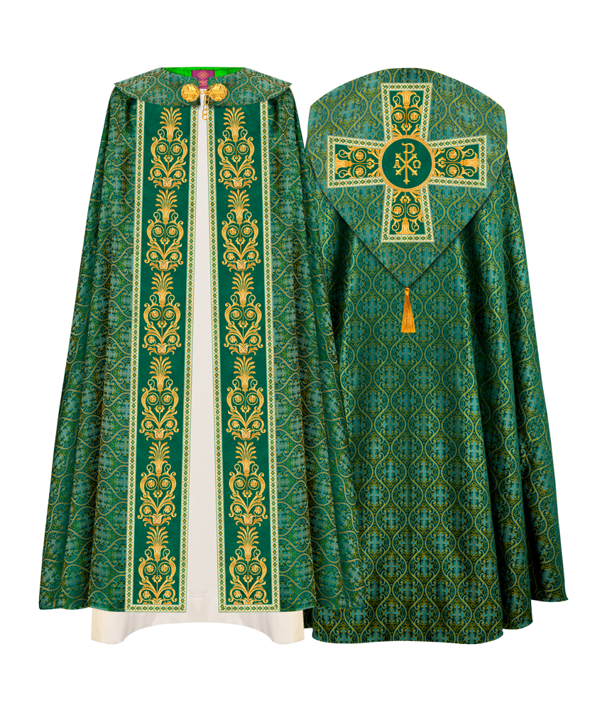 GOTHIC COPE WITH EMBROIDERED MOTIFS