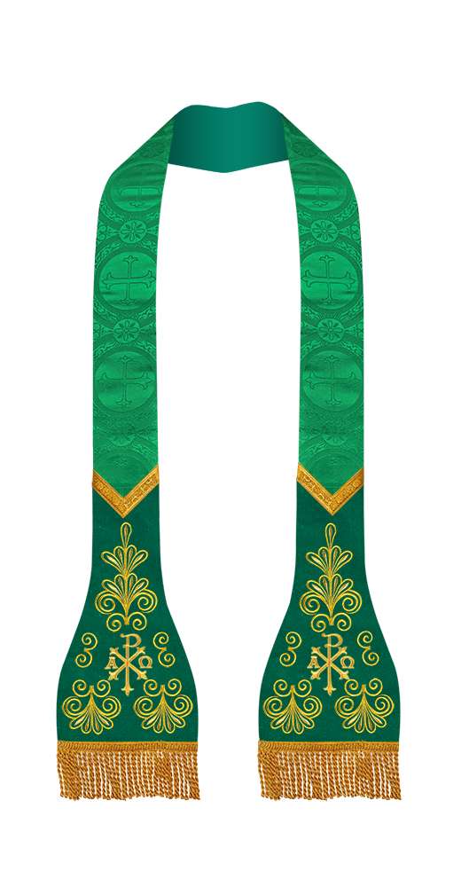 Roman stole with golden embroidery - Flourish collection