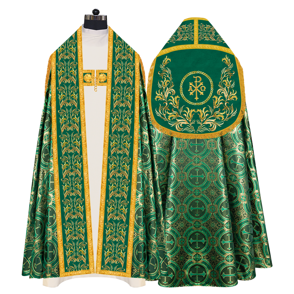 Roman Cope Vestment with Adorned Orphery