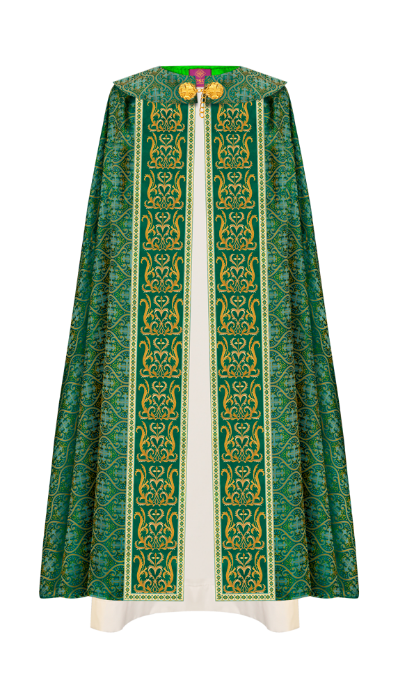GOTHIC COPE VESTMENTS WITH ADORNED ORPHREY