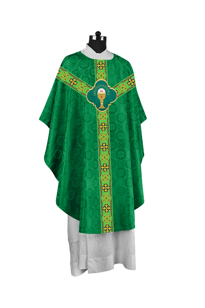 Gothic Chasuble with Y-type Designer Orphrey and Motif