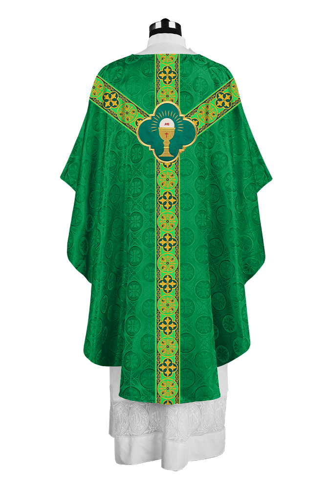 Gothic Chasuble with Y-type Designer Orphrey and Motif