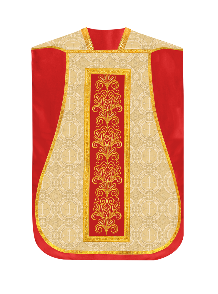 Traditional Roman chasuble vestment - Flourish collection