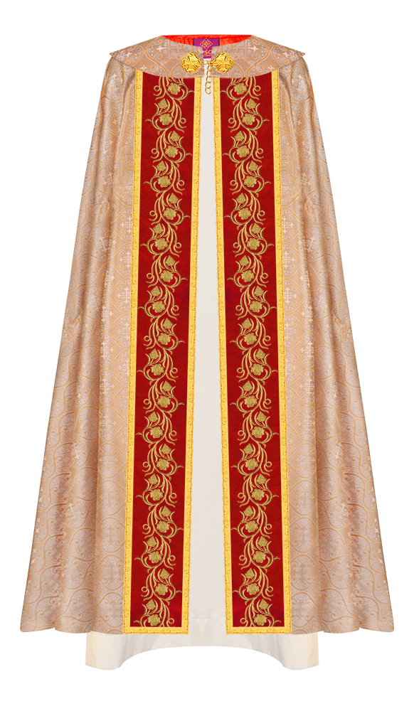 GOTHIC COPE VESTMENT WITH ORNATE EMBROIDERY